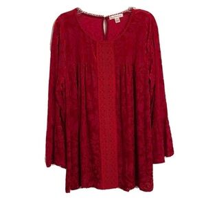 JohnPaulRichard Vibrant Red Blouse